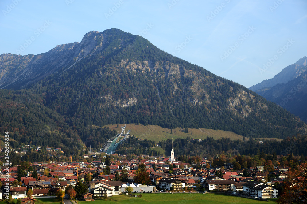 Fototapeta premium Oberstdorf - Allgäuer Alpen - Deutschland 