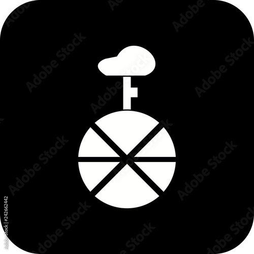Vector Unicycle Icon
