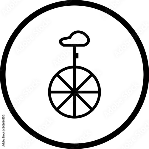 Vector Unicycle Icon