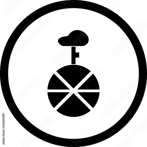 Vector Unicycle Icon