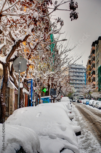 Winter in Thessaloniki, Greece