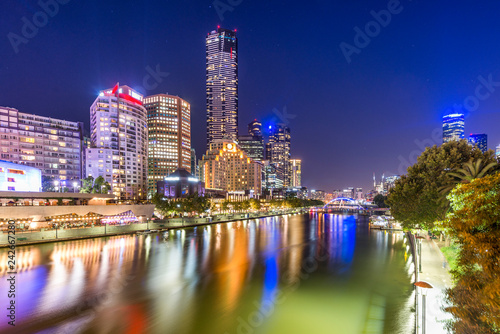 Melbourne CBD on the Northbank of the Yarra River
