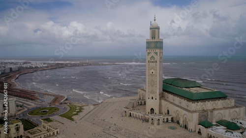 The Hassan II Mosque or Grande Mosquée Hassan II is a mosque in Casablanca, Morocco. It is the largest mosque in Africa, and the 5th largest in the world.