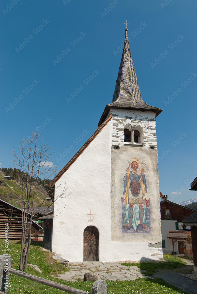 Kirche mit Fresco