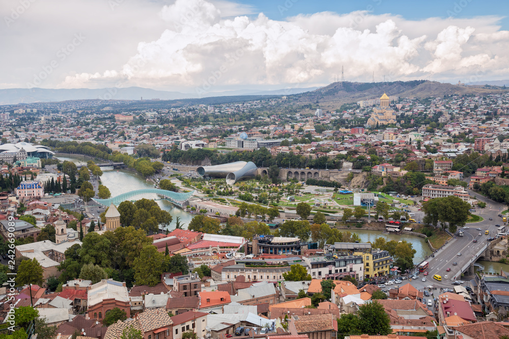 Aerial view of Tbilisi