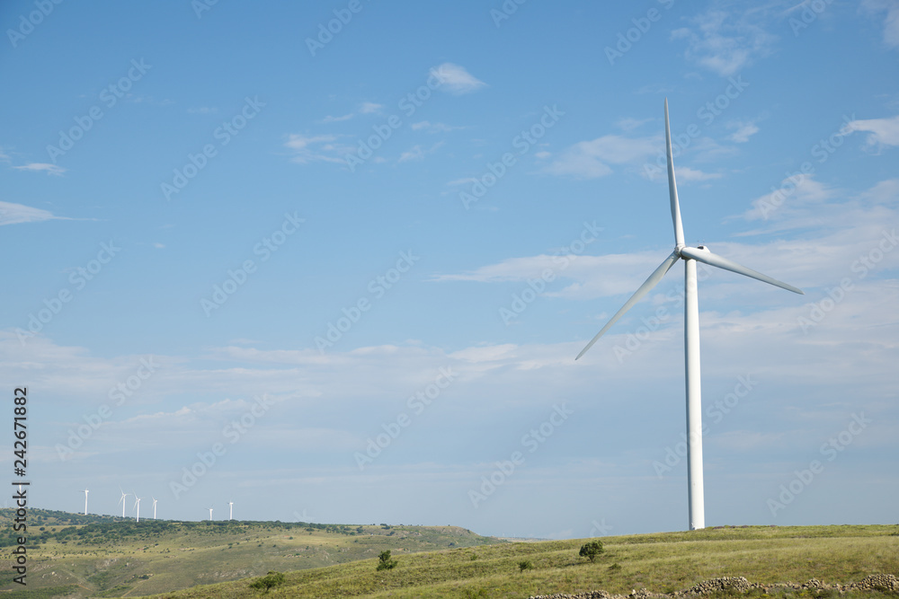 Fototapeta premium Wind energy concept