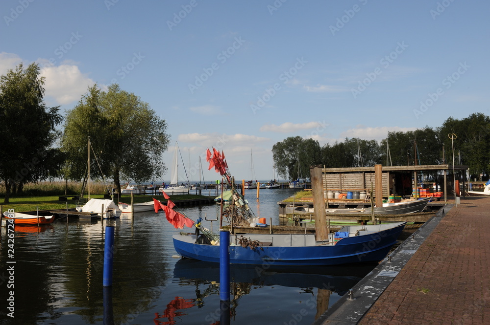 Fototapeta premium Fischerhafen Mönkebude am Stettiner Haff