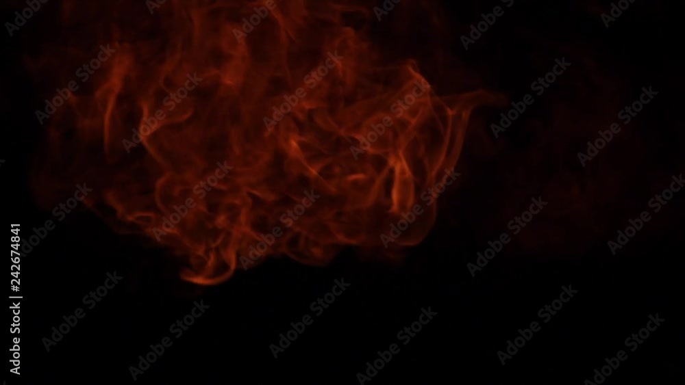 Fire ball explosion, high speed camera, isolated fire flame on black background, slow motion. Fire ball explosion, high speed camera, isolated fire flame on black background, slow motion.
