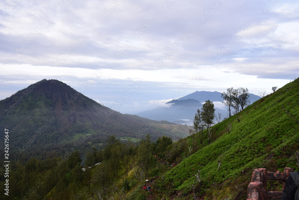 Ijen mountain view