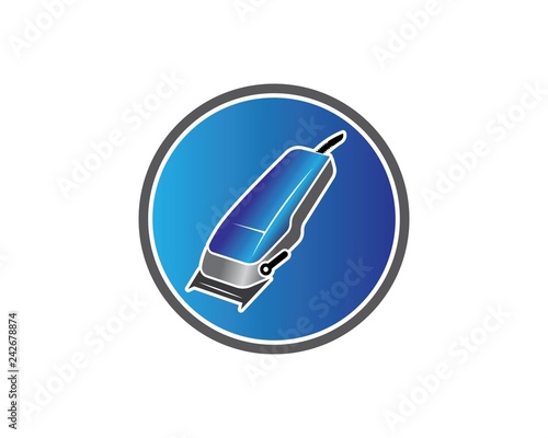 clippers for barber illustration
