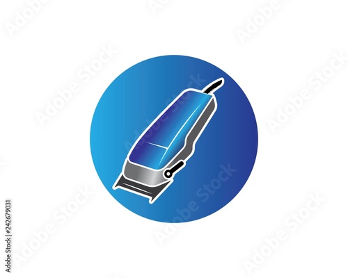 clippers for barber illustration