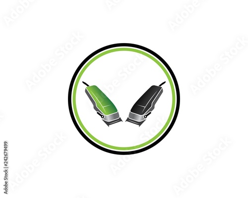 clippers for barber illustration