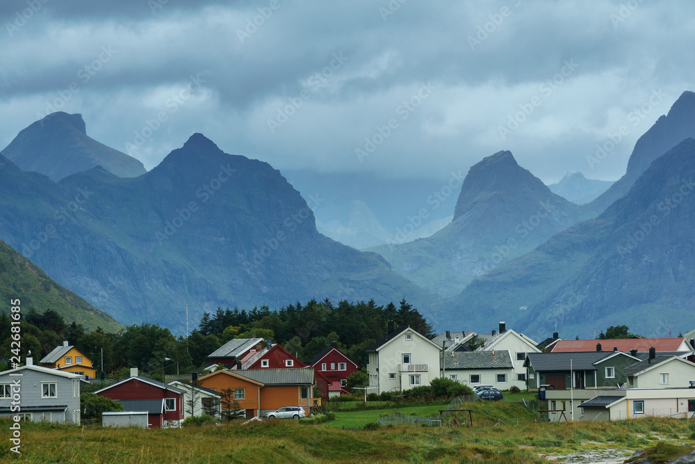 Typical landscape of northern Norway Typical landscape of northern Norway