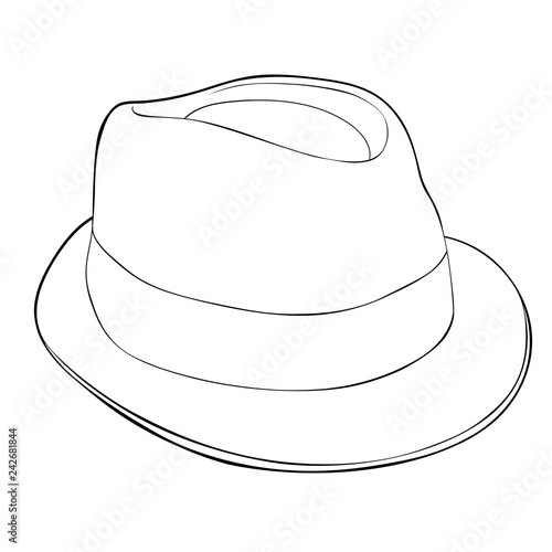 the men is headdress  hat. illustration