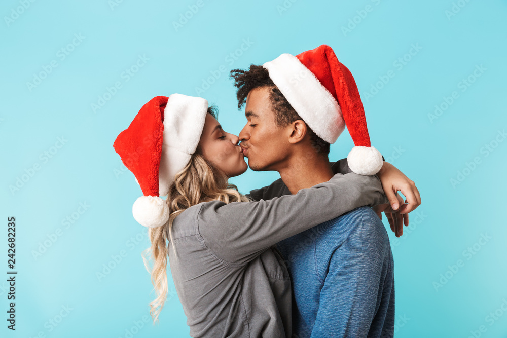 Obraz premium Happy multiracial young couple