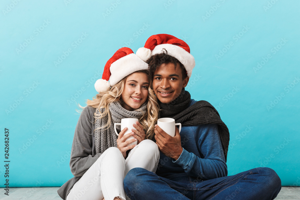 Obraz premium Happy multiracial young couple