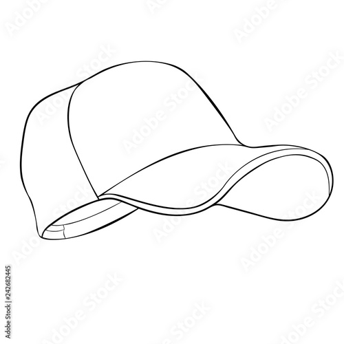 the is cap headdress summer.  illustration