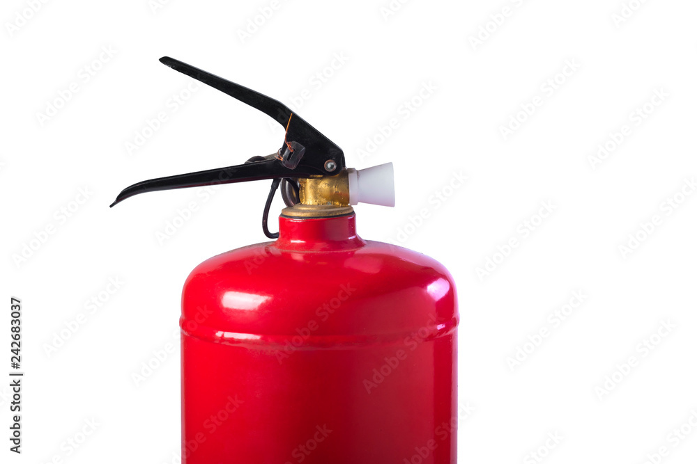 Fire extinguisher isolated on white Fire extinguisher isolated on white