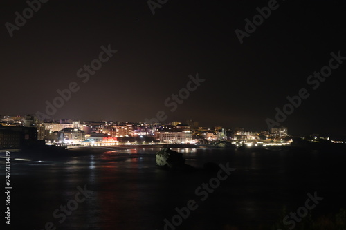 Ville de Biarritz de nuit © jerome33980