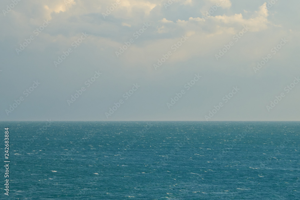 Sea and clouds background Sea and clouds background