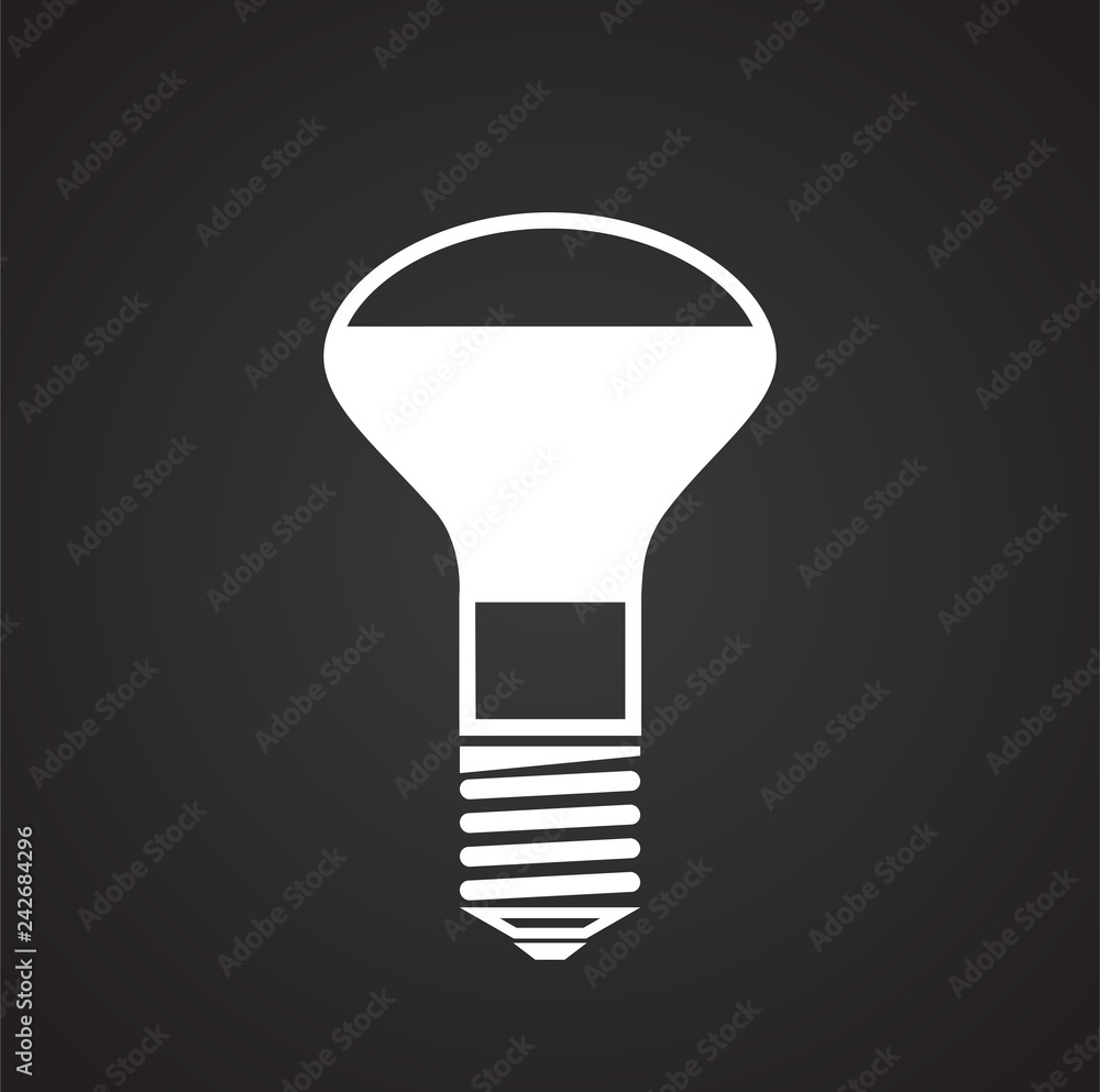 Lamp icon on black background for graphic and web design, Modern simple vector sign. Internet concept. Trendy symbol for website design web button or mobile app Lamp icon on black background for graphic and web design, Modern simple vector sign. Internet concept. Trendy symbol for website design web button or mobile app