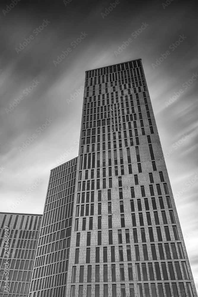 Obraz premium Malmo Live Building Blocks Black and White