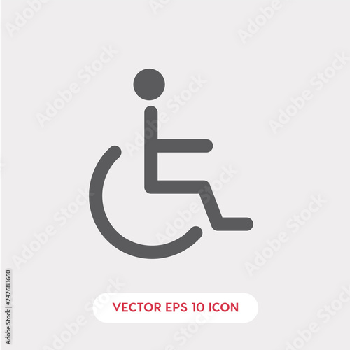 handicap icon vector