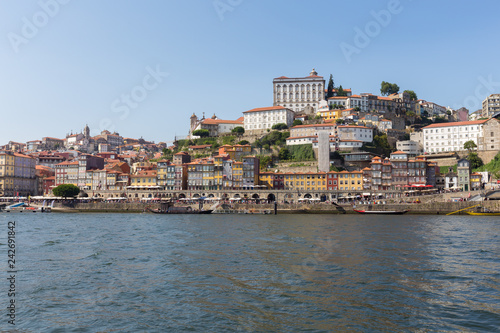 The old town of Porto and the river Douro. Portugal © raland