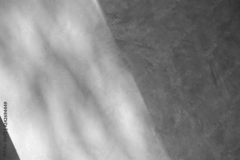Abstract background of a white wall with shadows from the window. - monochrome Abstract background of a white wall with shadows from the window. - monochrome
