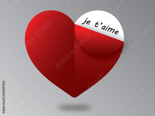 Je t'aime coeur