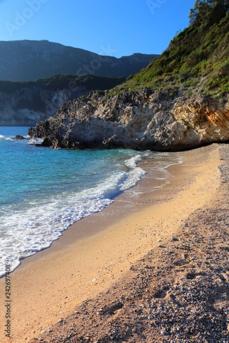 Beach in Corfu