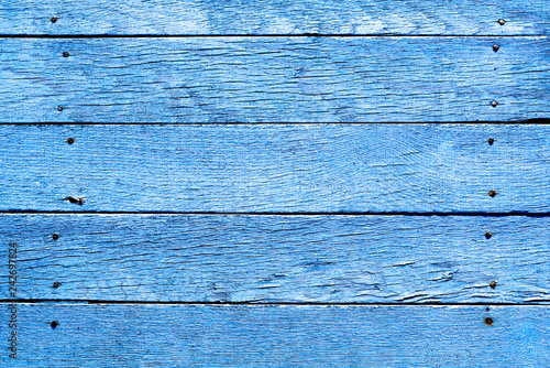 Fototapeta Naklejka Na Ścianę i Meble -  blue grungy painted wooden texture