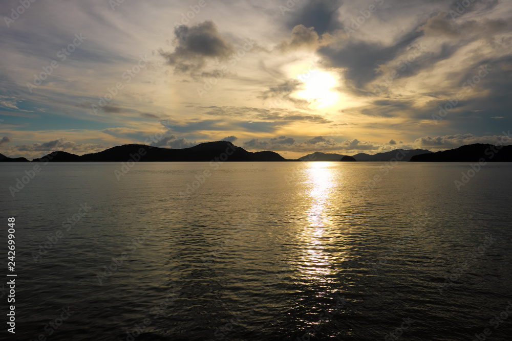 Panwa Cape sunset,  Phuket Province, Thailand.