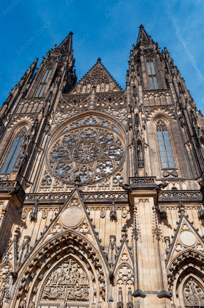 St. Vitus Cathedral Prague, Czech Republic.