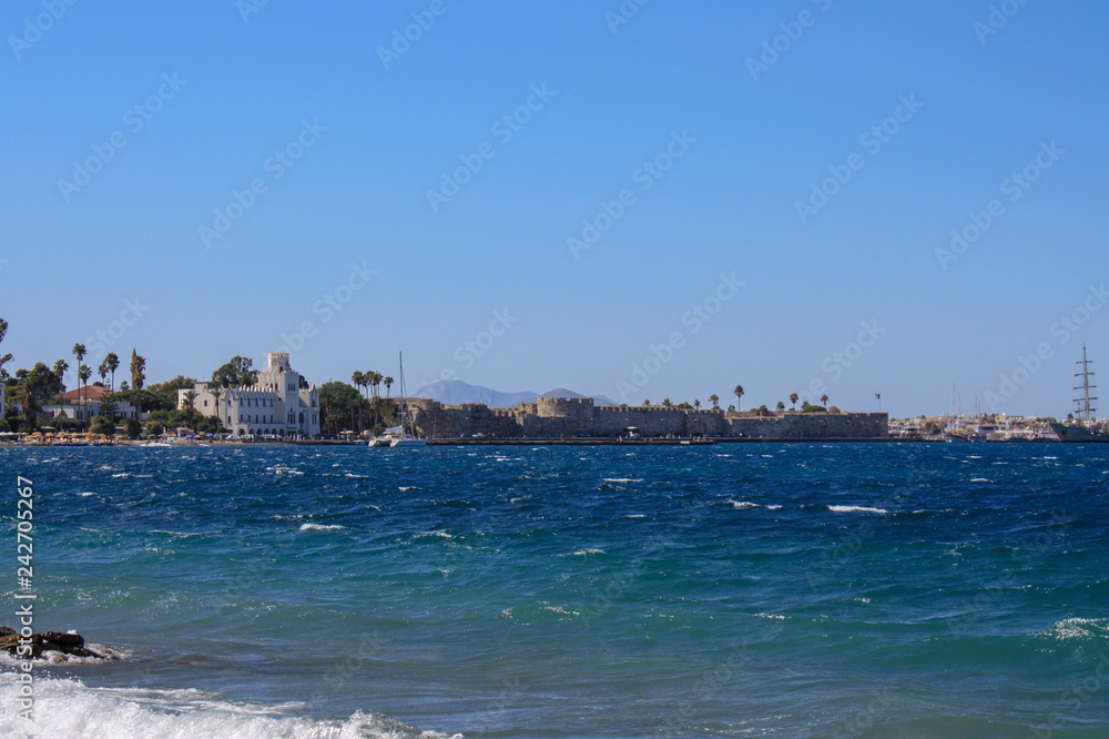View of Kos fortress from sea