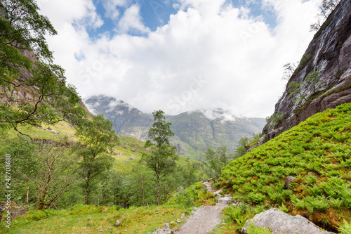 beautifull Landscape at Lost Valley near Glencoe