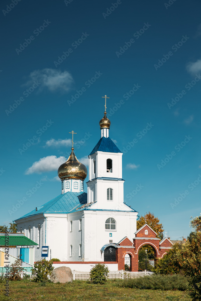 Luzhki, Vitebsk Region, Belarus. Orthodox Church Of Nativity Of 