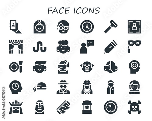  face icon set photo