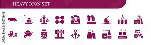  heavy icon set