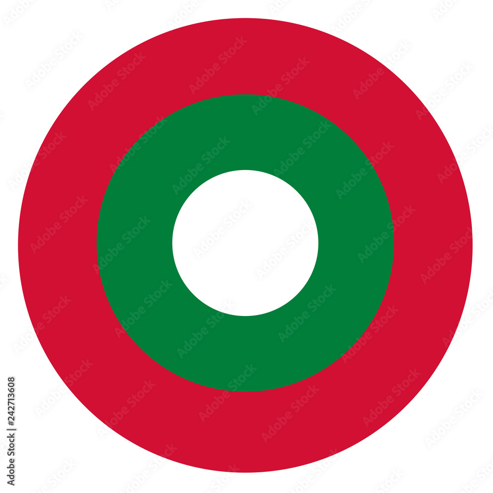 Maldives country roundel Maldives country roundel