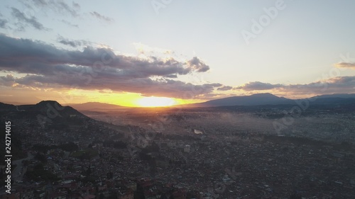 Arial shooting hatay turkey from drone. All city single picture