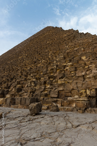 The Great Pyramid of Giza (also known as the Pyramid of Khufu or the Pyramid of Cheops) 