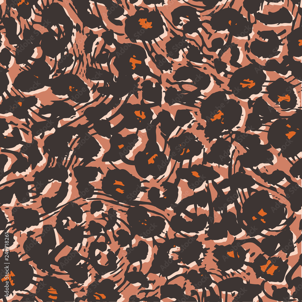 Obraz premium Leopard pattern, jaguar pattern, animal fur