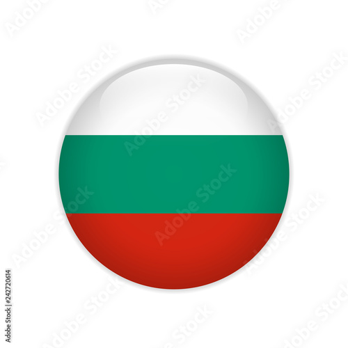Bulgaria flag on button