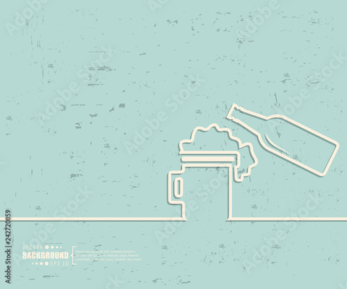 Abstract creative concept vector line draw background for web, mobile app, illustration template design, business infographic, page, brochure, banner, presentation, poster, cover, booklet, document.