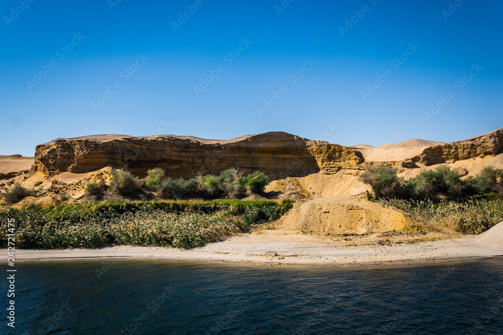Landscape along the Nile River