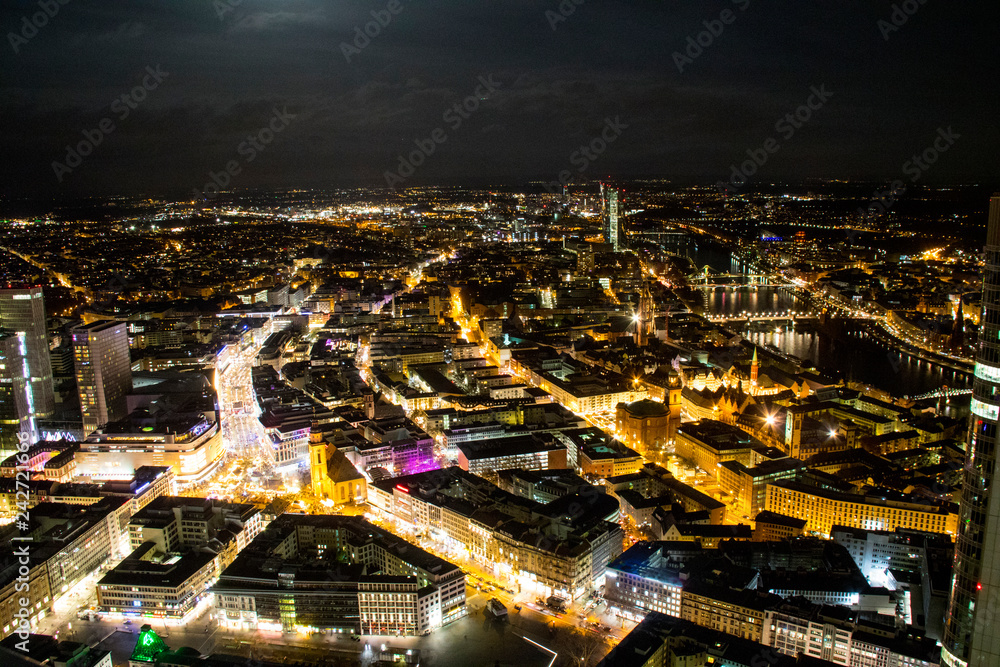 Fototapeta premium frankfurt desde el Skyline