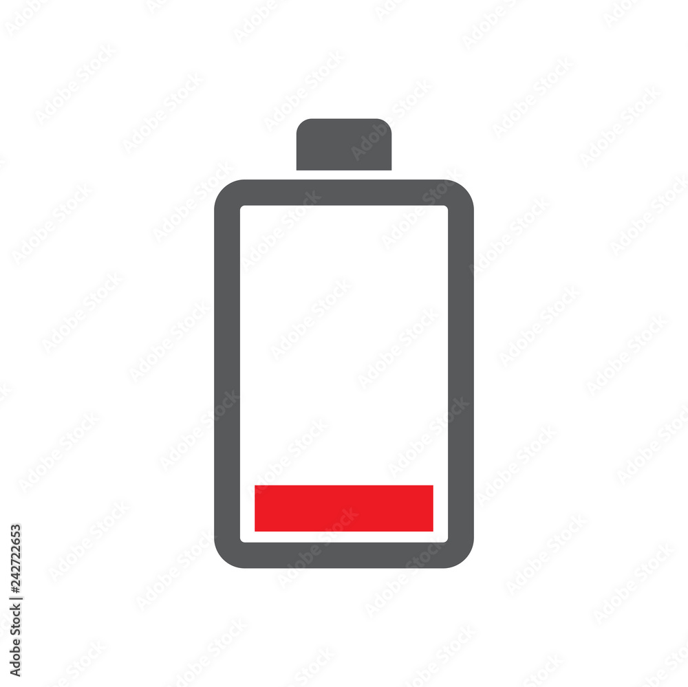 Battery icon on white background for graphic and web design, Modern simple vector sign. Internet concept. Trendy symbol for website design web button or mobile app Battery icon on white background for graphic and web design, Modern simple vector sign. Internet concept. Trendy symbol for website design web button or mobile app