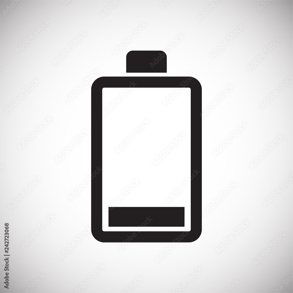 Battery icon on white background for graphic and web design, Modern simple vector sign. Internet concept. Trendy symbol for website design web button or mobile app Battery icon on white background for graphic and web design, Modern simple vector sign. Internet concept. Trendy symbol for website design web button or mobile app