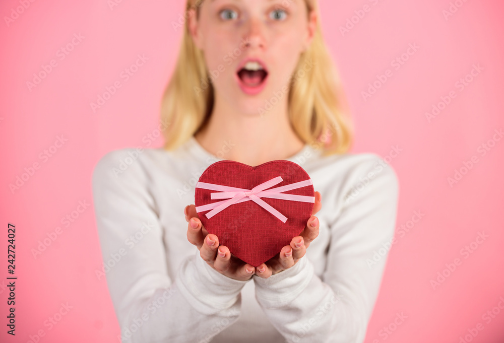 Female hands hold gift box. Prepared something special for him. Valentines gift for boyfriend. Find special gift for boyfriend fiance or husband. She romantic person. Romantic surprise gift for him Female hands hold gift box. Prepared something special for him. Valentines gift for boyfriend. Find special gift for boyfriend fiance or husband. She romantic person. Romantic surprise gift for him